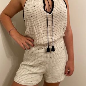 Love Stitch Snail Romper with Tassels
